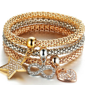 💥BUNDLE 2 SAVE💥NWT Triple Gold Tone Bracelet